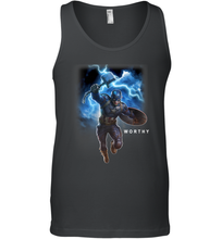 Load image into Gallery viewer, Marvel Avengers Endgame Captain America Worthy Action Pose Men's Tank Top
