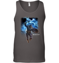 Load image into Gallery viewer, Marvel Avengers Endgame Captain America Worthy Action Pose Men's Tank Top
