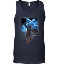 Load image into Gallery viewer, Marvel Avengers Endgame Captain America Worthy Action Pose Men's Tank Top

