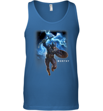 Load image into Gallery viewer, Marvel Avengers Endgame Captain America Worthy Action Pose Men's Tank Top

