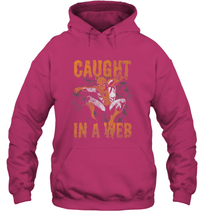 Load image into Gallery viewer, Marvel Spider Man Caught In A Web Halloween Hooded Sweatshirt
