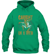 Load image into Gallery viewer, Marvel Spider Man Caught In A Web Halloween Hooded Sweatshirt
