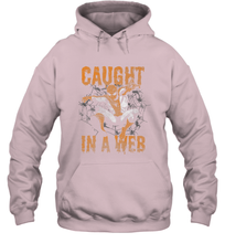 Load image into Gallery viewer, Marvel Spider Man Caught In A Web Halloween Hooded Sweatshirt
