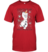 Load image into Gallery viewer, Disney Frozen Olaf Some People Are Worth Melting For Men's T-Shirt
