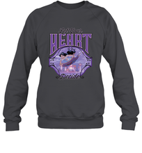 Load image into Gallery viewer, Disney Aladdin jasmine Let Your Heart Decide Portrait Crewneck Sweatshirt
