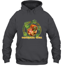 Load image into Gallery viewer, Marvel Rising secret Warriors Squirrel Girl Symbol Fill Hooded Sweatshirt
