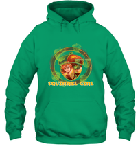 Load image into Gallery viewer, Marvel Rising secret Warriors Squirrel Girl Symbol Fill Hooded Sweatshirt
