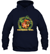 Load image into Gallery viewer, Marvel Rising secret Warriors Squirrel Girl Symbol Fill Hooded Sweatshirt
