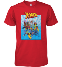 Load image into Gallery viewer, Marvel X Men Animated Series Poster Retro 90s Men's Premium T-Shirt
