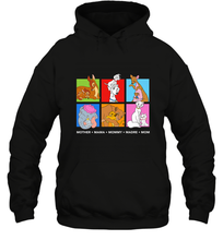 Load image into Gallery viewer, Disney Characters Colorful Mother's Day Hooded Sweatshirt
