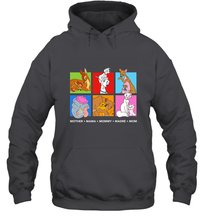 Load image into Gallery viewer, Disney Characters Colorful Mother's Day Hooded Sweatshirt
