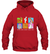 Load image into Gallery viewer, Disney Characters Colorful Mother's Day Hooded Sweatshirt
