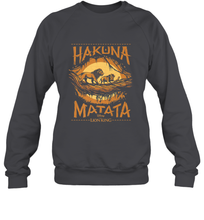 Load image into Gallery viewer, Disney The Lion King Live Action Hakuna Matata Sunset Poster Crewneck Sweatshirt
