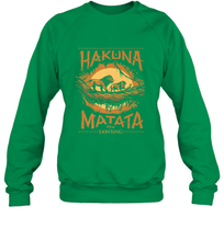 Load image into Gallery viewer, Disney The Lion King Live Action Hakuna Matata Sunset Poster Crewneck Sweatshirt
