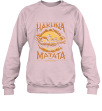 Load image into Gallery viewer, Disney The Lion King Live Action Hakuna Matata Sunset Poster Crewneck Sweatshirt
