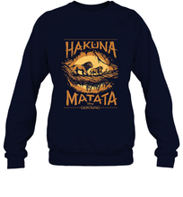 Load image into Gallery viewer, Disney The Lion King Live Action Hakuna Matata Sunset Poster Crewneck Sweatshirt

