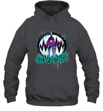 Load image into Gallery viewer, Marvel Rising Secret Warriors Quake Action Pose Logo Hooded Sweatshirt
