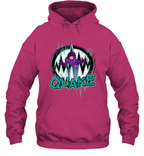 Load image into Gallery viewer, Marvel Rising Secret Warriors Quake Action Pose Logo Hooded Sweatshirt
