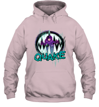 Load image into Gallery viewer, Marvel Rising Secret Warriors Quake Action Pose Logo Hooded Sweatshirt
