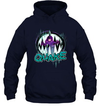 Load image into Gallery viewer, Marvel Rising Secret Warriors Quake Action Pose Logo Hooded Sweatshirt
