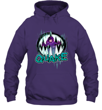 Load image into Gallery viewer, Marvel Rising Secret Warriors Quake Action Pose Logo Hooded Sweatshirt
