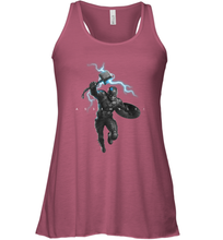 Load image into Gallery viewer, Marvel Avengers Endgame Captain America Assemble Lightning Women's Racerback Tank
