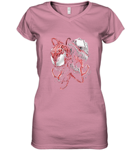 Load image into Gallery viewer, Marvel Carnage and Venom Premium Graphict Women's V-Neck T-Shirt
