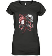 Load image into Gallery viewer, Marvel Carnage and Venom Premium Graphict Women's V-Neck T-Shirt
