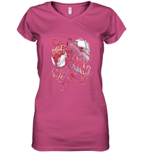 Load image into Gallery viewer, Marvel Carnage and Venom Premium Graphict Women's V-Neck T-Shirt
