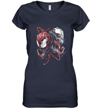 Load image into Gallery viewer, Marvel Carnage and Venom Premium Graphict Women's V-Neck T-Shirt
