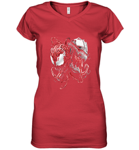 Load image into Gallery viewer, Marvel Carnage and Venom Premium Graphict Women's V-Neck T-Shirt
