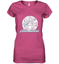 Load image into Gallery viewer, Disney Beauty and the Beast Adventurous Women's V-Neck T-Shirt

