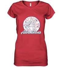 Load image into Gallery viewer, Disney Beauty and the Beast Adventurous Women's V-Neck T-Shirt
