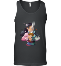 Load image into Gallery viewer, Disney Mulan Anime Half Girl Half Warrior Men's Tank Top
