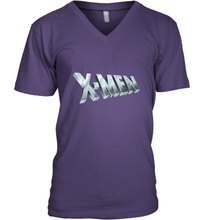 Load image into Gallery viewer, Marvel X Men Logo Retro 90s Animated Series Men's V-Neck
