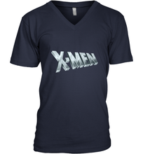 Load image into Gallery viewer, Marvel X Men Logo Retro 90s Animated Series Men's V-Neck
