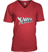 Load image into Gallery viewer, Marvel X Men Logo Retro 90s Animated Series Men's V-Neck
