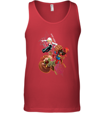Load image into Gallery viewer, Marvel Rising Secret Warriors Group Shot Action Pose Men's Tank Top
