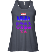 Load image into Gallery viewer, Marvel Rising Secret Warriors Hero Emblem Logo Women's Racerback Tank

