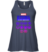Load image into Gallery viewer, Marvel Rising Secret Warriors Hero Emblem Logo Women's Racerback Tank
