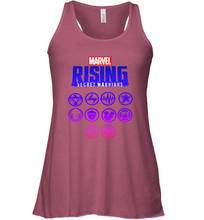 Load image into Gallery viewer, Marvel Rising Secret Warriors Hero Emblem Logo Women's Racerback Tank
