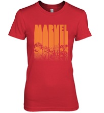 Load image into Gallery viewer, Marvel Avengers Halloween Logo Character Stencil Women's Premium T-Shirt
