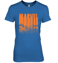 Load image into Gallery viewer, Marvel Avengers Halloween Logo Character Stencil Women's Premium T-Shirt
