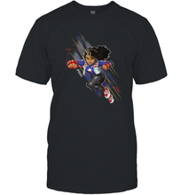 Load image into Gallery viewer, Marvel Rising Secret Warriors Miss America Action Pose Men's T-Shirt
