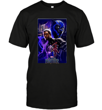 Load image into Gallery viewer, Marvel Black Panther Movie Wakanda Purple Poster Men's T-Shirt
