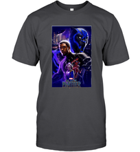 Load image into Gallery viewer, Marvel Black Panther Movie Wakanda Purple Poster Men's T-Shirt
