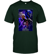 Load image into Gallery viewer, Marvel Black Panther Movie Wakanda Purple Poster Men's T-Shirt
