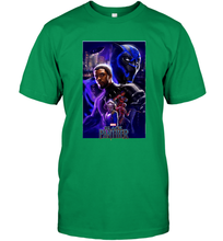 Load image into Gallery viewer, Marvel Black Panther Movie Wakanda Purple Poster Men's T-Shirt
