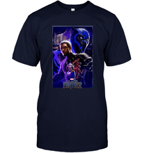 Load image into Gallery viewer, Marvel Black Panther Movie Wakanda Purple Poster Men's T-Shirt
