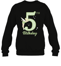 Load image into Gallery viewer, Disney Peter Pan 5th Birthday Tinkerbell Portrait Crewneck Sweatshirt
